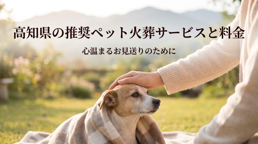 【2026年最新】高知県のペット火葬おすすめ業者と料金相場