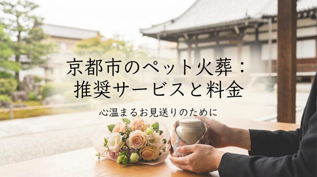 【2026年最新】京都市のペット火葬おすすめ業者と料金相場