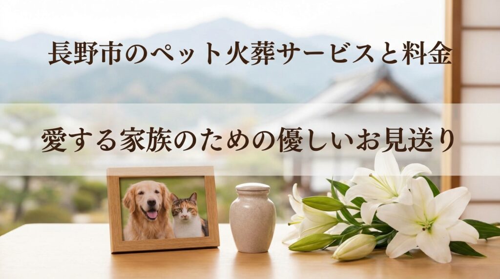 【2026年最新】長野市のペット火葬おすすめ業者と料金相場