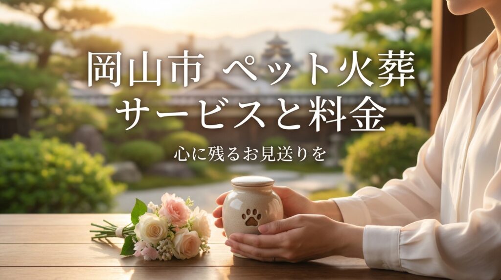 【2026年最新】岡山市のペット火葬おすすめ業者と料金相場