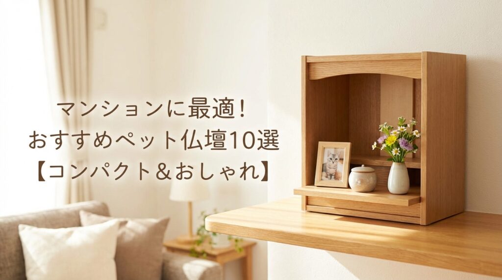 ペット仏壇おすすめ10選【コンパクト＆おしゃれ】マンションでも置ける