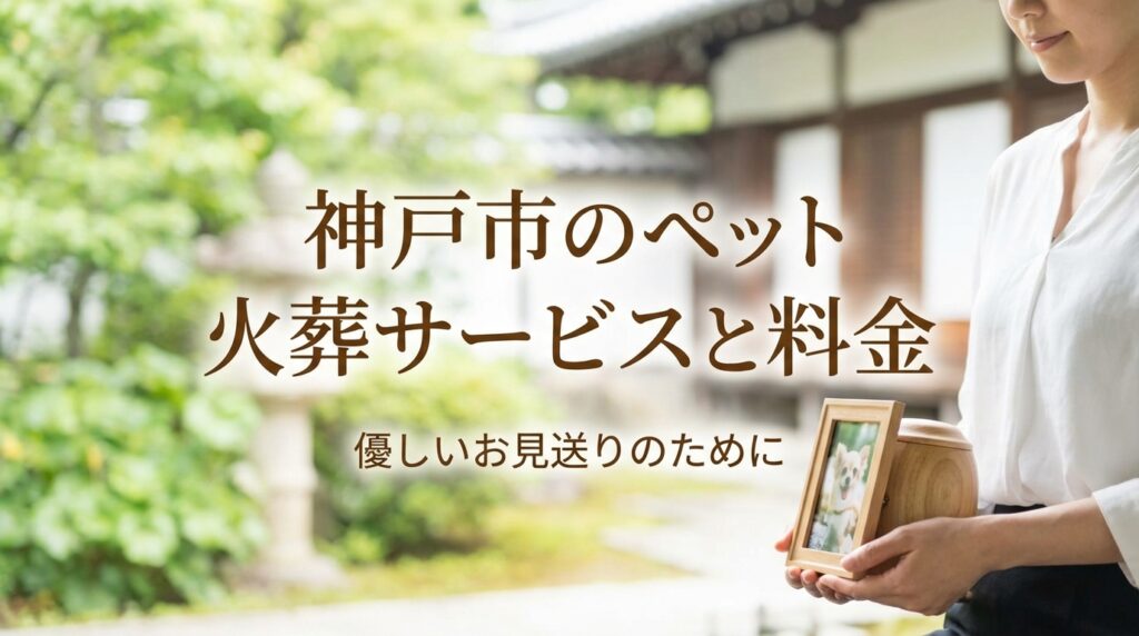 【2026年最新】神戸市のペット火葬おすすめ業者と料金相場