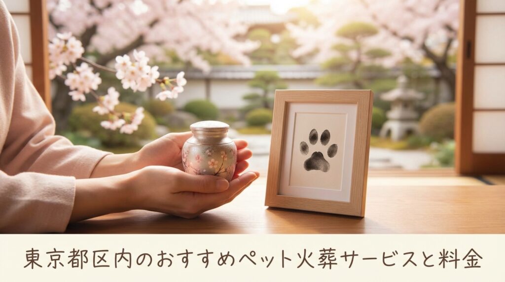 【2026年最新】東京都（23区）のペット火葬おすすめ業者と料金相場