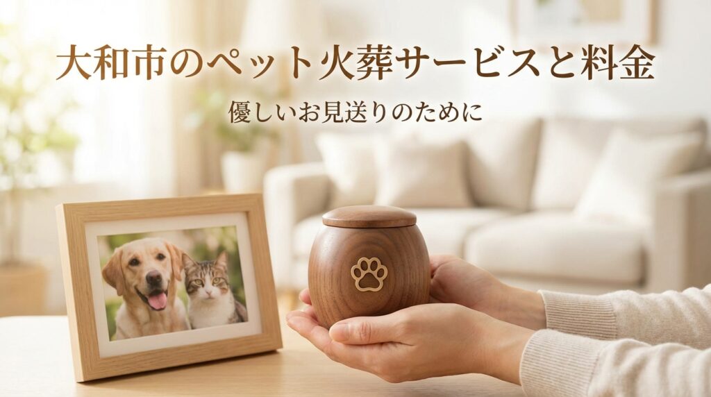 【2026年最新】大和市のペット火葬おすすめ業者と料金相場
