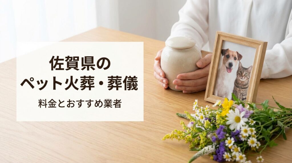 【2026年最新】佐賀県のペット火葬おすすめ業者と料金相場