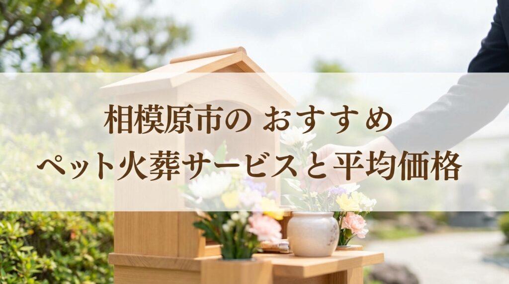 【2026年最新】相模原市のペット火葬おすすめ業者と料金相場