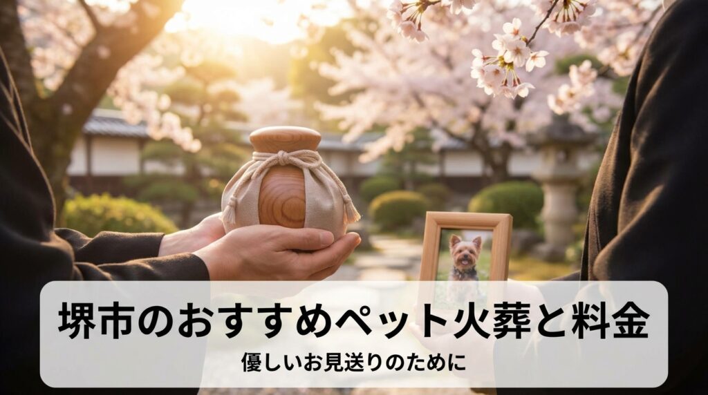 【2026年最新】堺市のペット火葬おすすめ業者と料金相場