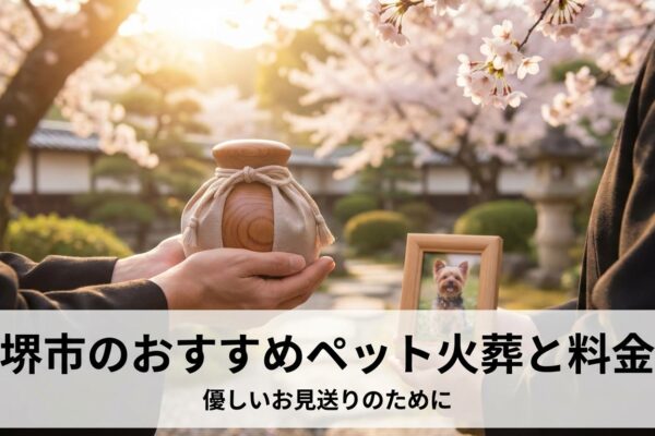 【2026年最新】堺市のペット火葬おすすめ業者と料金相場