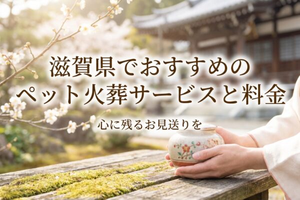 【2026年最新】滋賀県のペット火葬おすすめ業者と料金相場