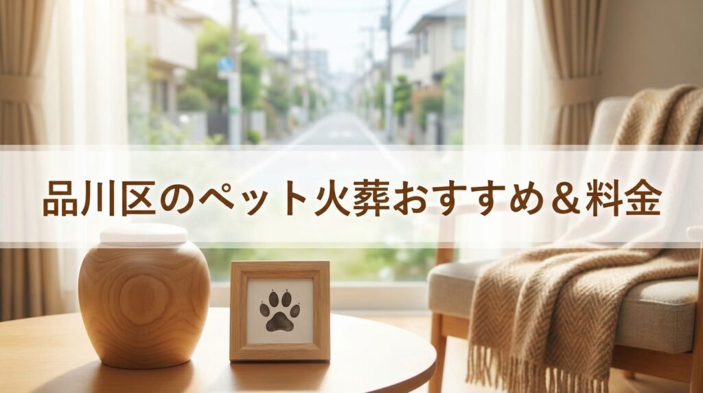 【2026年最新】品川区のペット火葬おすすめ業者と料金相場