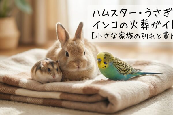 ハムスター・うさぎ・インコの火葬ガイド【小動物のお見送り方法と費用】