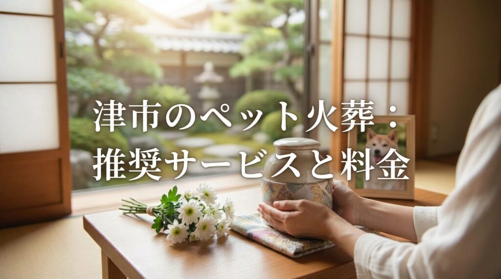 【2026年最新】津市のペット火葬おすすめ業者と料金相場