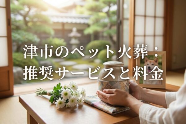【2026年最新】津市のペット火葬おすすめ業者と料金相場