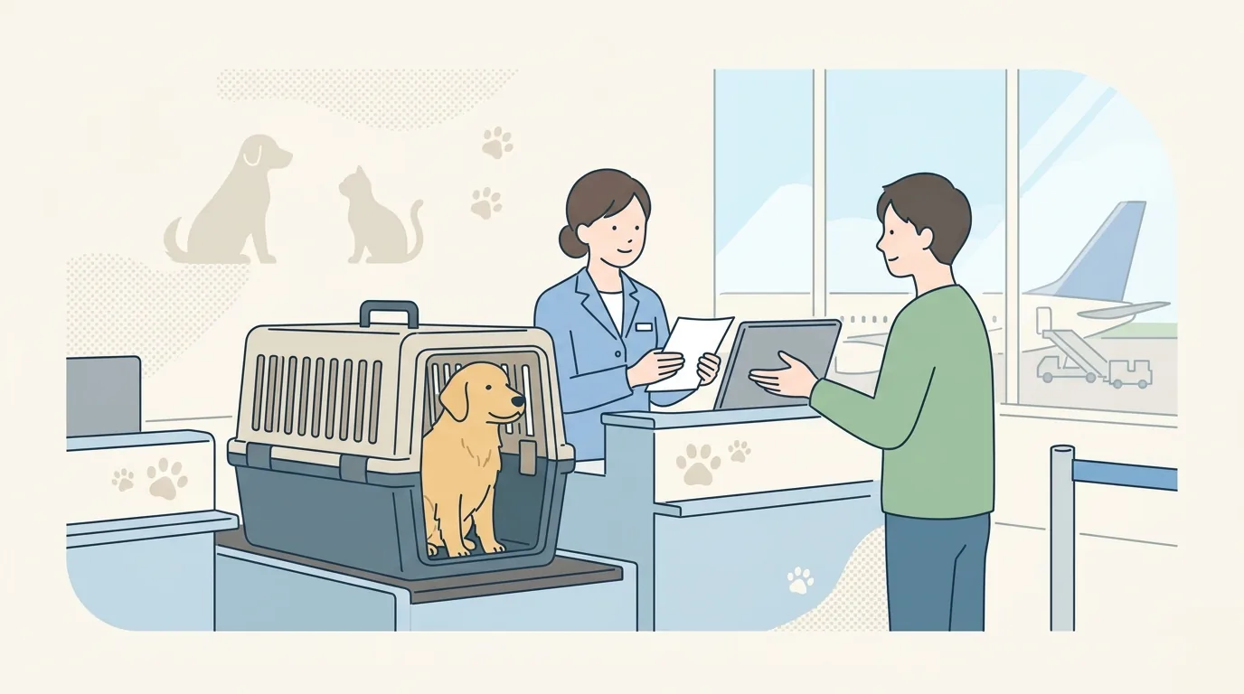 注意点1: 貨物室の環境は客室と同じではないの図解 / 飛行機 ペット 預け荷物 国内線